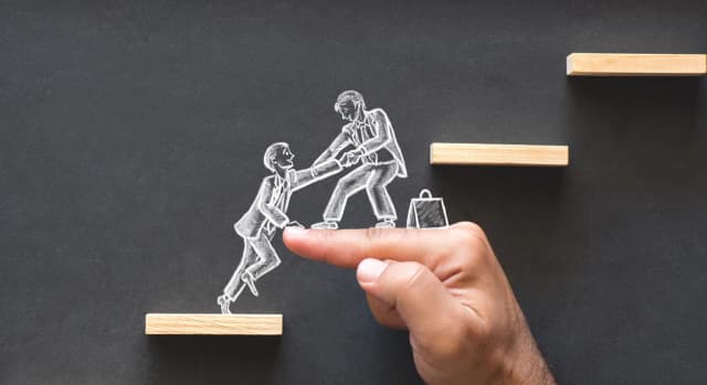 people communicating